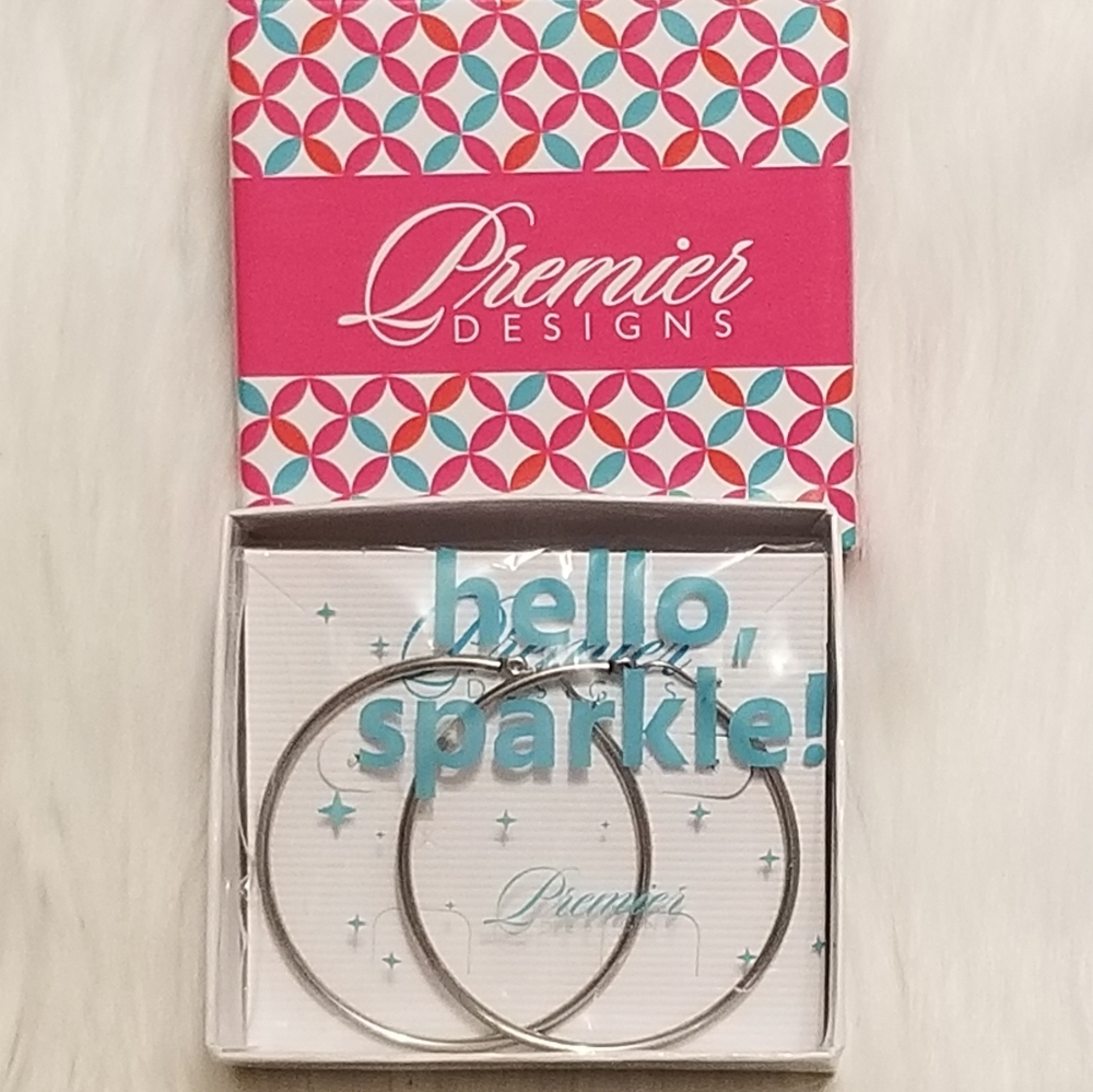 2/$24  2" Hoop Earrings! Premier Brand! 🥰 NWOT!